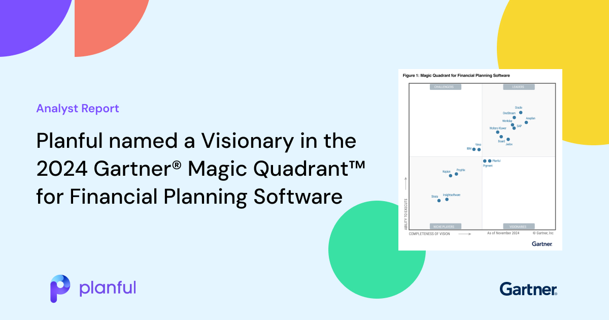 2024 Gartner® Magic Quadrant™ for Financial Planning Software